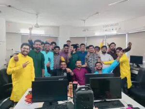 Team festival celebration