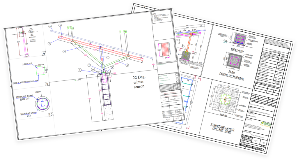 Solar structure deisgn