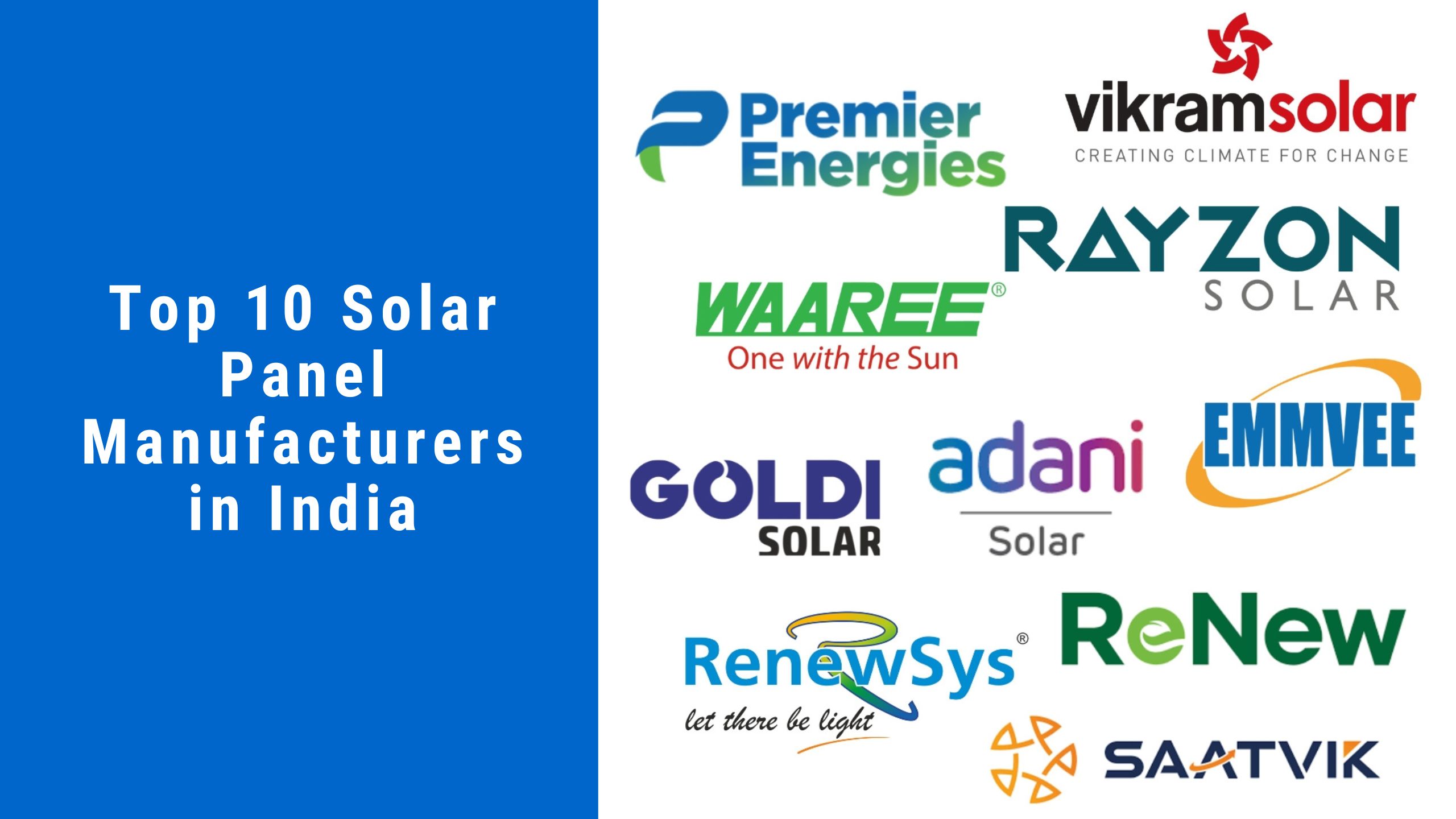 Top 10 Solar Panel Manufacturers in India